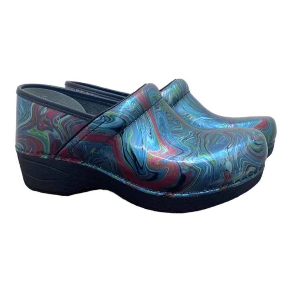 Dansko New Women's XP 2.0 Clogs Marble Swirl Patent size 38